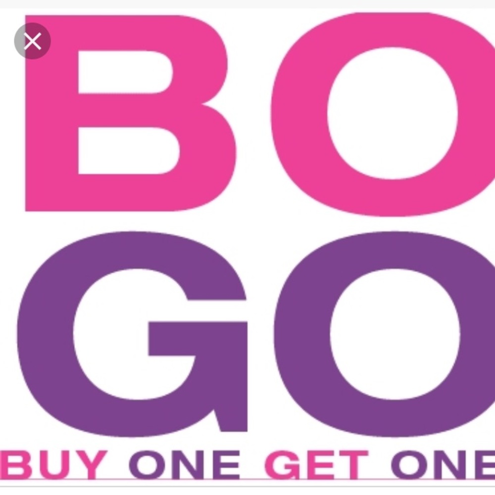 Buy one get one free